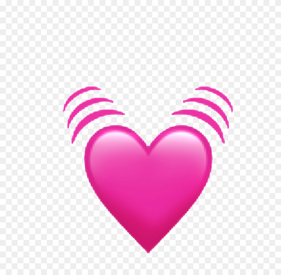 Emoji Iphone Ios Heart Hearts Spin Edit Pink Heart Emoji, Animal, Bird Free Transparent Png