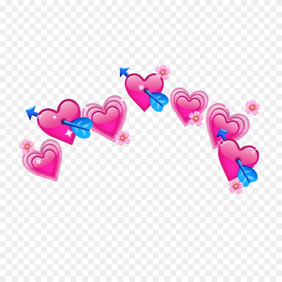 Emoji Iphone Iphoneemoji Heart Emoji Crown Transparent, Art, Graphics, Purple, Dynamite Free Png Download