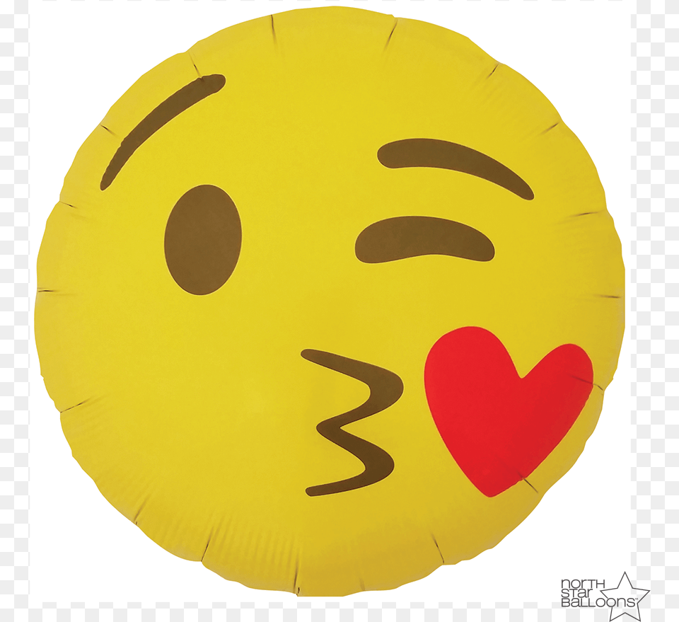 Emoji Kissing Heart 18 In, Ball, Football, Soccer, Soccer Ball Png Image