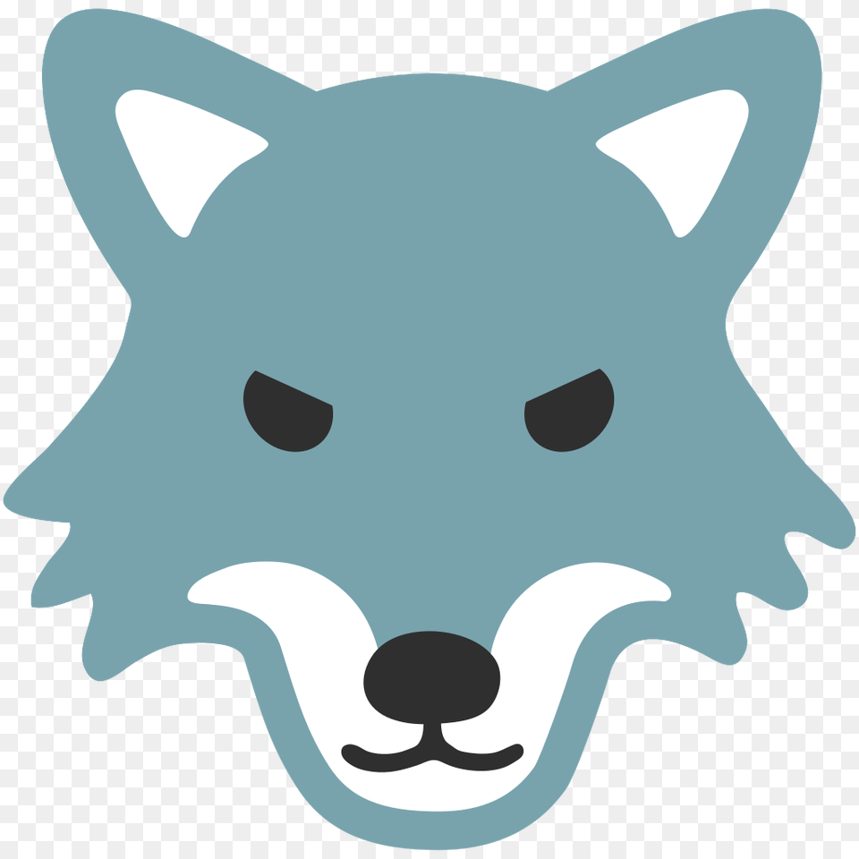 Emoji Lobos Wolf Face Wolf, Animal, Mammal, Fish, Sea Life Png Image