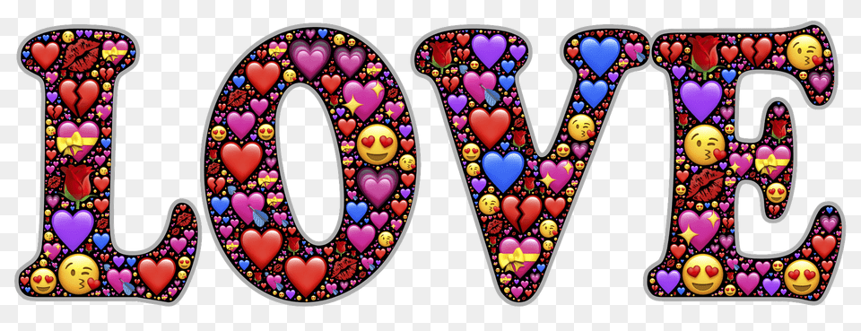 Emoji Love Clipart, Number, Symbol, Text, Food Free Png Download