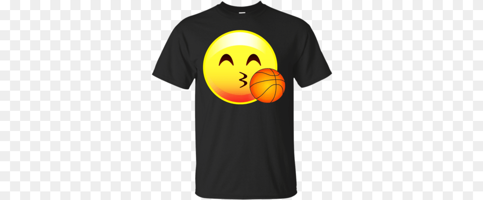 Emoji Love For Basketball T Chucky Charms Shirt, Clothing, T-shirt, Ball, Basketball (ball) Png