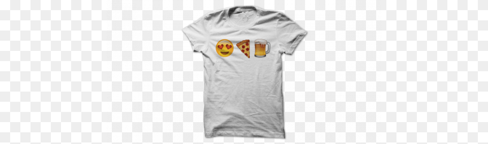 Emoji Loves Pizza And Beer T Shirt Aim Global T Shirt, Clothing, T-shirt, Cup Png