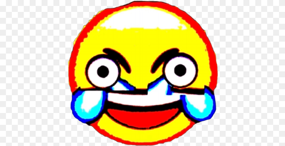 Emoji Meme Laughing Deep Fried Laughing Crying Emoji Free Transparent Png