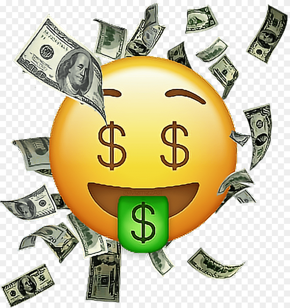 Emoji Money Clipart Money Emoji, Adult, Female, Person, Woman Free Png