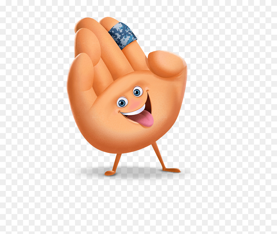 Emoji Movie Character, Clothing, Glove, Furniture, Body Part Free Png Download