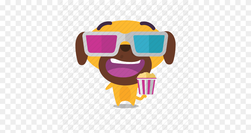 Emoji Movie Popcorn Icon, Cream, Dessert, Food, Ice Cream Free Png Download