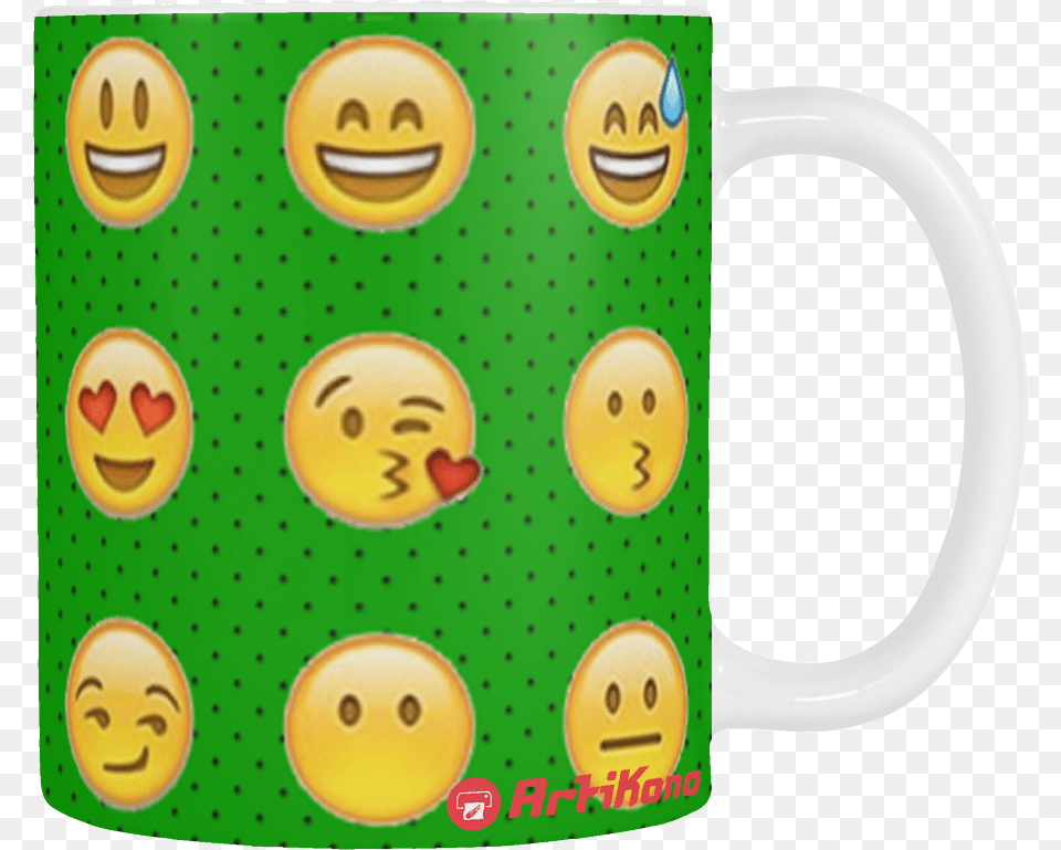 Emoji Mug Emoji Mug Emoji Stuff Cute Emoji Coffee Smiley, Person, Beverage, Coffee Cup, Face Free Transparent Png
