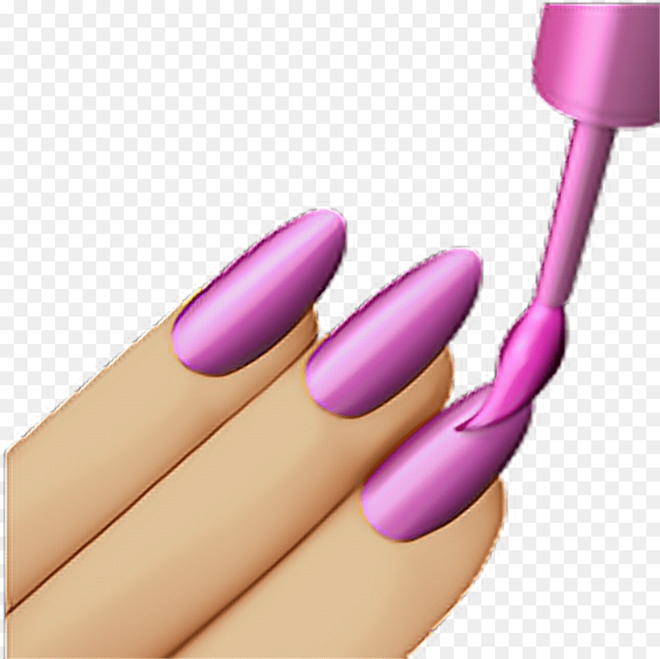 Emoji Nails Emoticon Iphone Iphoneemoji Emoji Nail, Body Part, Hand, Person, Manicure Free Transparent Png