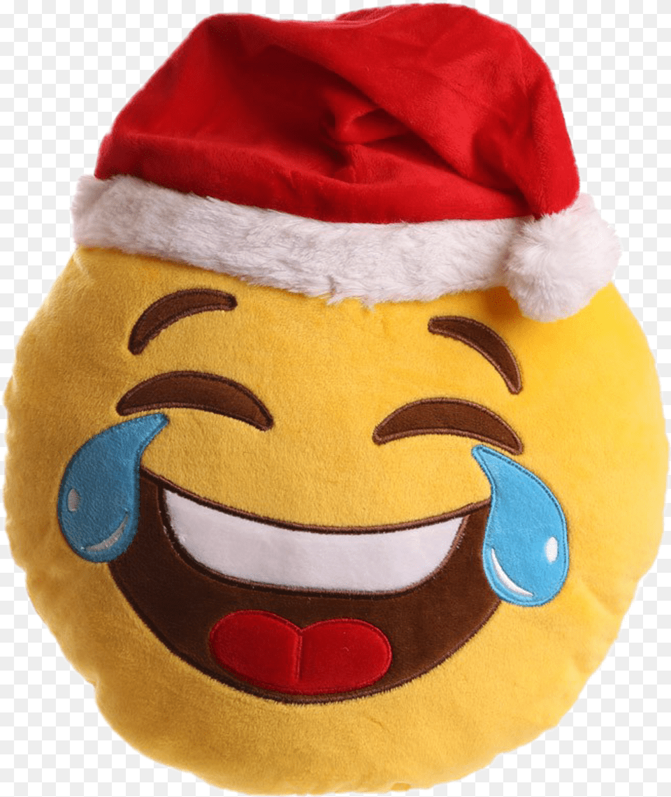 Emoji Navidad Risa Sticker By Pablo Calvo Lol Christmas Emoji, Plush, Toy, Home Decor, Cushion Png