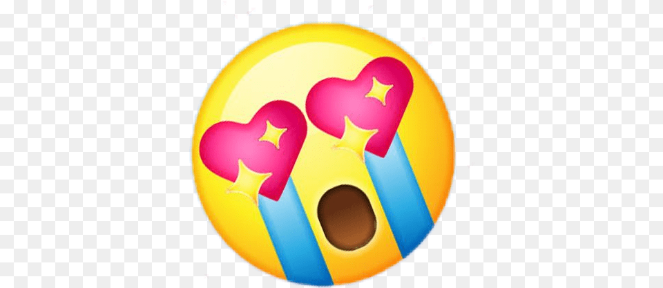 Emoji Omg Sad Love Omg Love Emoji, Disk, Logo, Balloon Free Transparent Png