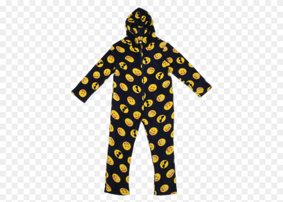 Emoji Onesie, Clothing, Coat, Person, Pajamas Free Transparent Png