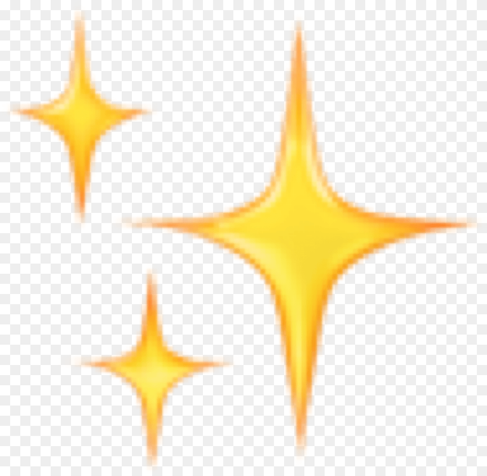 Emoji Overlay And Stars Sun Emoji Images Iphone, Animal, Sea Life, Symbol, Aircraft Png Image
