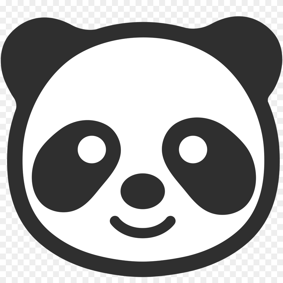 Emoji Panda, Stencil, Disk Png Image