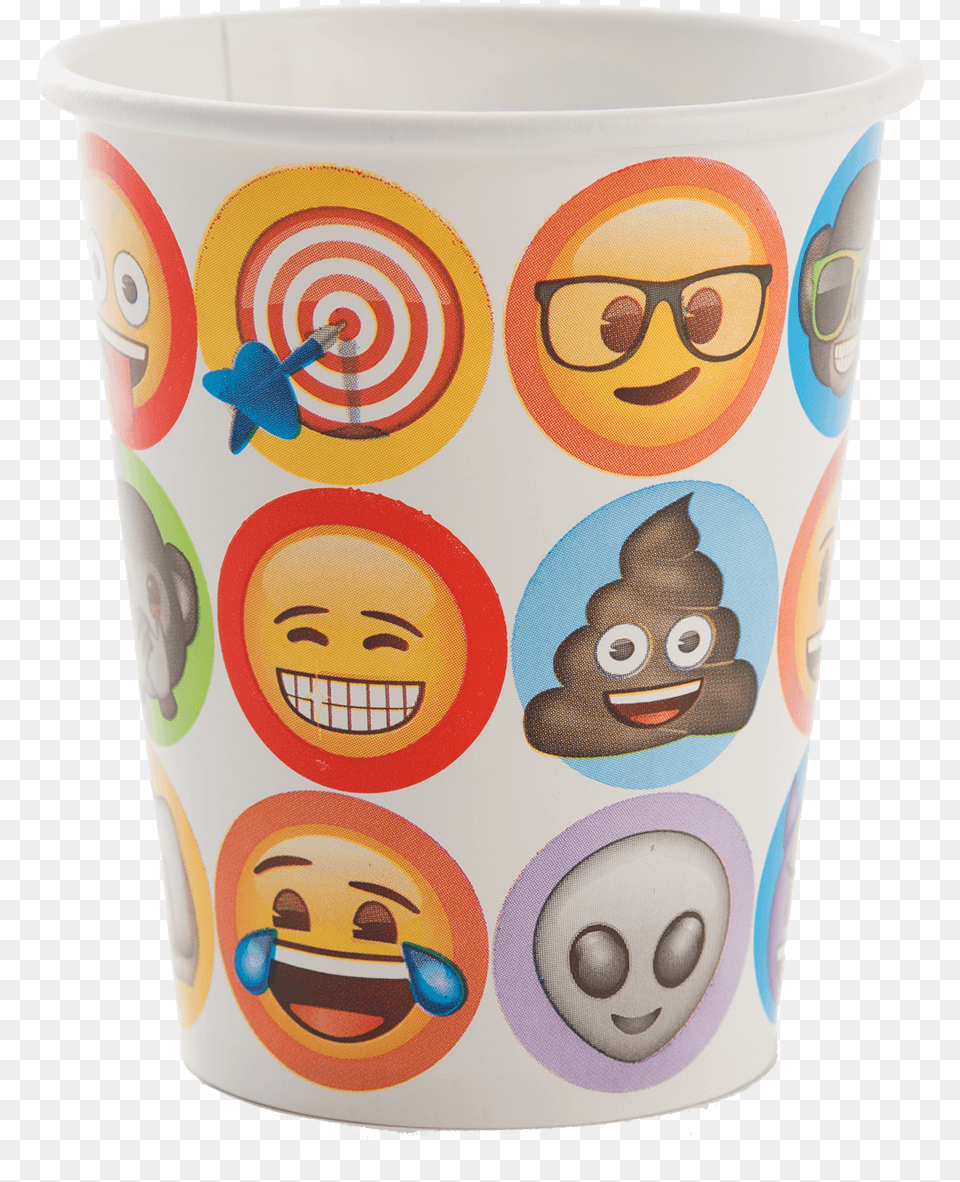 Emoji Paper Party Cups Happy, Cup, Accessories, Glasses, Face Png