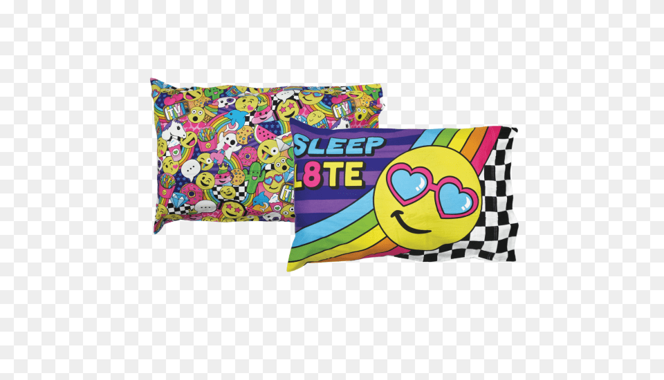 Emoji Party Pillowcase Set Iscream, Cushion, Home Decor, Pillow Png