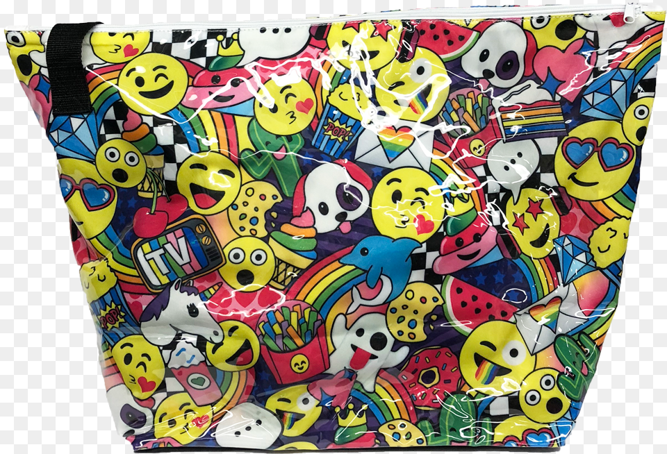 Emoji Party Weekender Smiley, Accessories, Home Decor, Handbag, Cushion Free Transparent Png