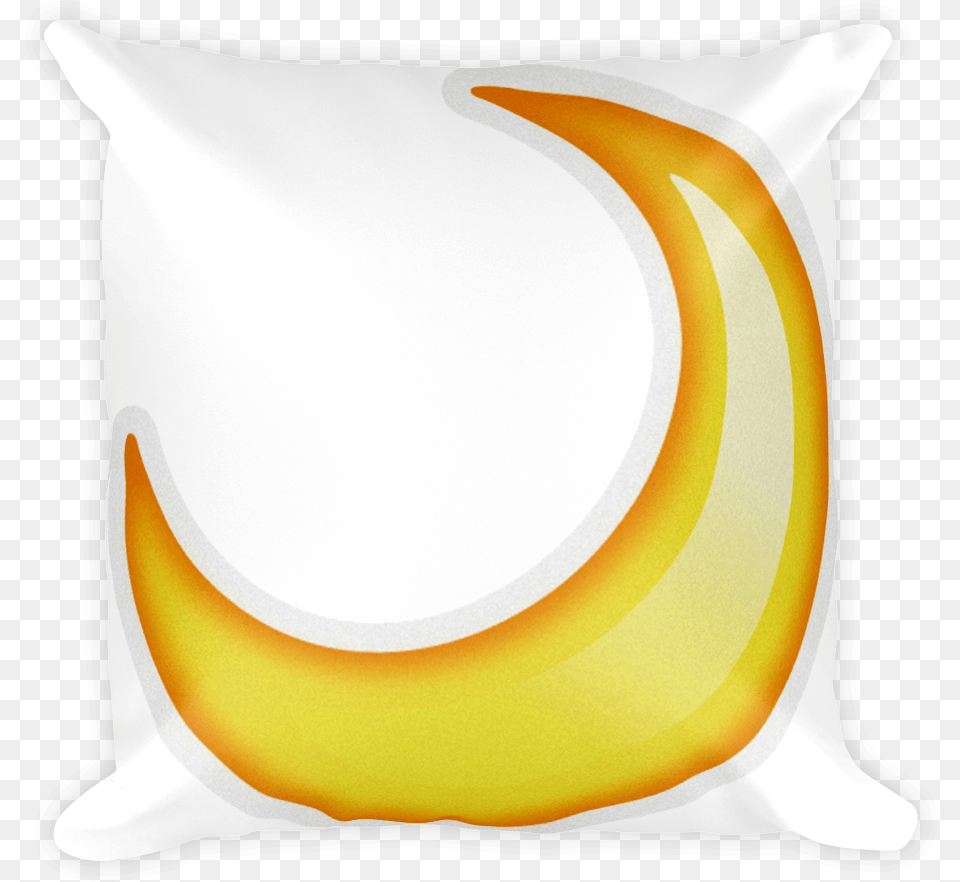 Emoji Pillow Crescent Moon Just Emoji Rh Justemoji Throw Pillow, Cushion, Home Decor, Animal, Bird Free Png