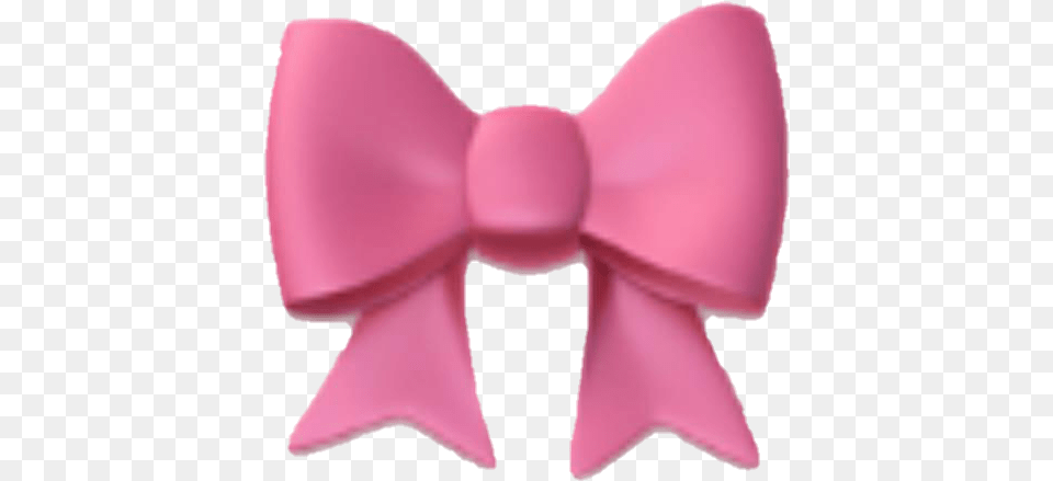 Emoji Pink Ribbon Bow Pinkbow Pinkribbon Bow Emoji, Accessories, Bow Tie, Formal Wear, Tie Free Transparent Png