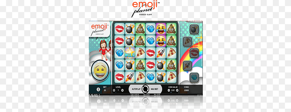 Emoji Planet Game Slot Machine, Gambling Free Png Download