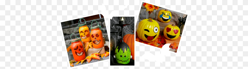 Emoji Pumpkin Squad Diydg Diy Crafts Emoji Halloween, Food, Plant, Produce, Vegetable Png