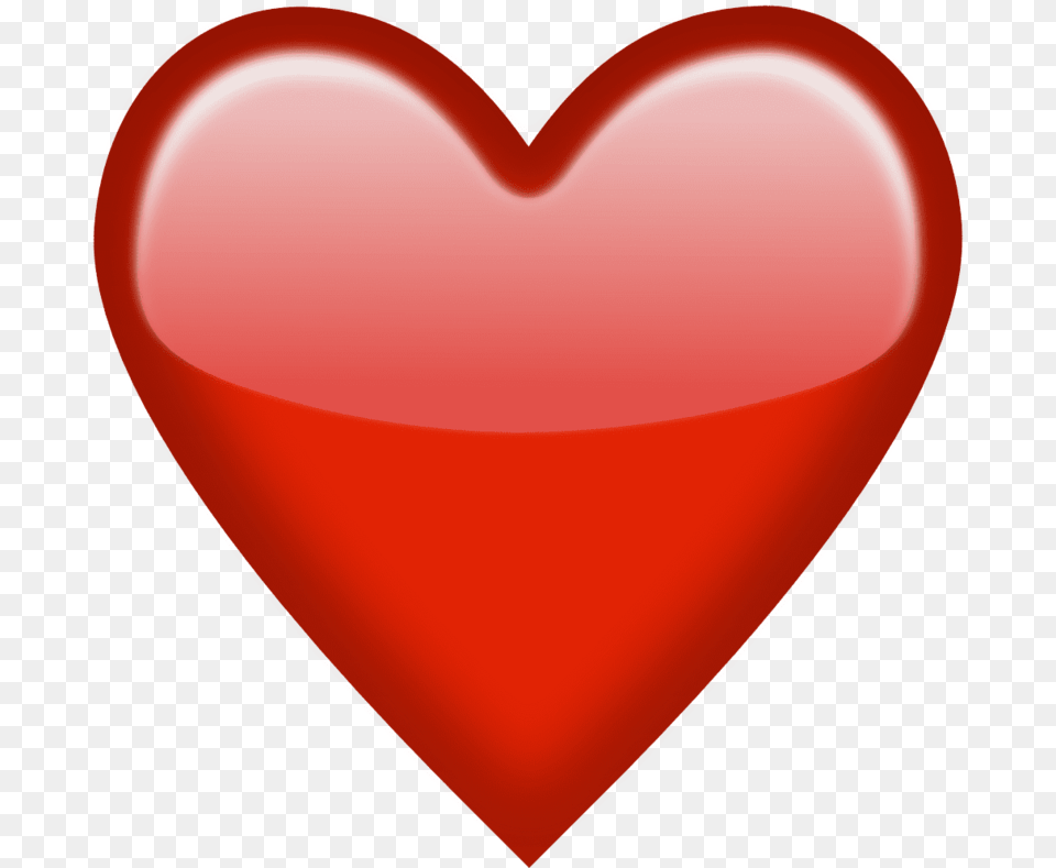 Emoji Red Heart Whatsapp Heart Emoji, Balloon, Food, Ketchup Free Png Download