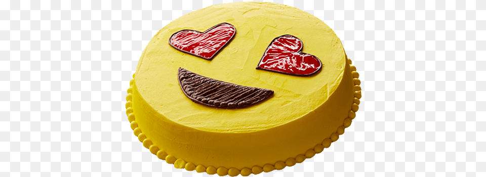 Emoji Round Ice Cream Cake Rounded Cake, Birthday Cake, Dessert, Food, Icing Free Png