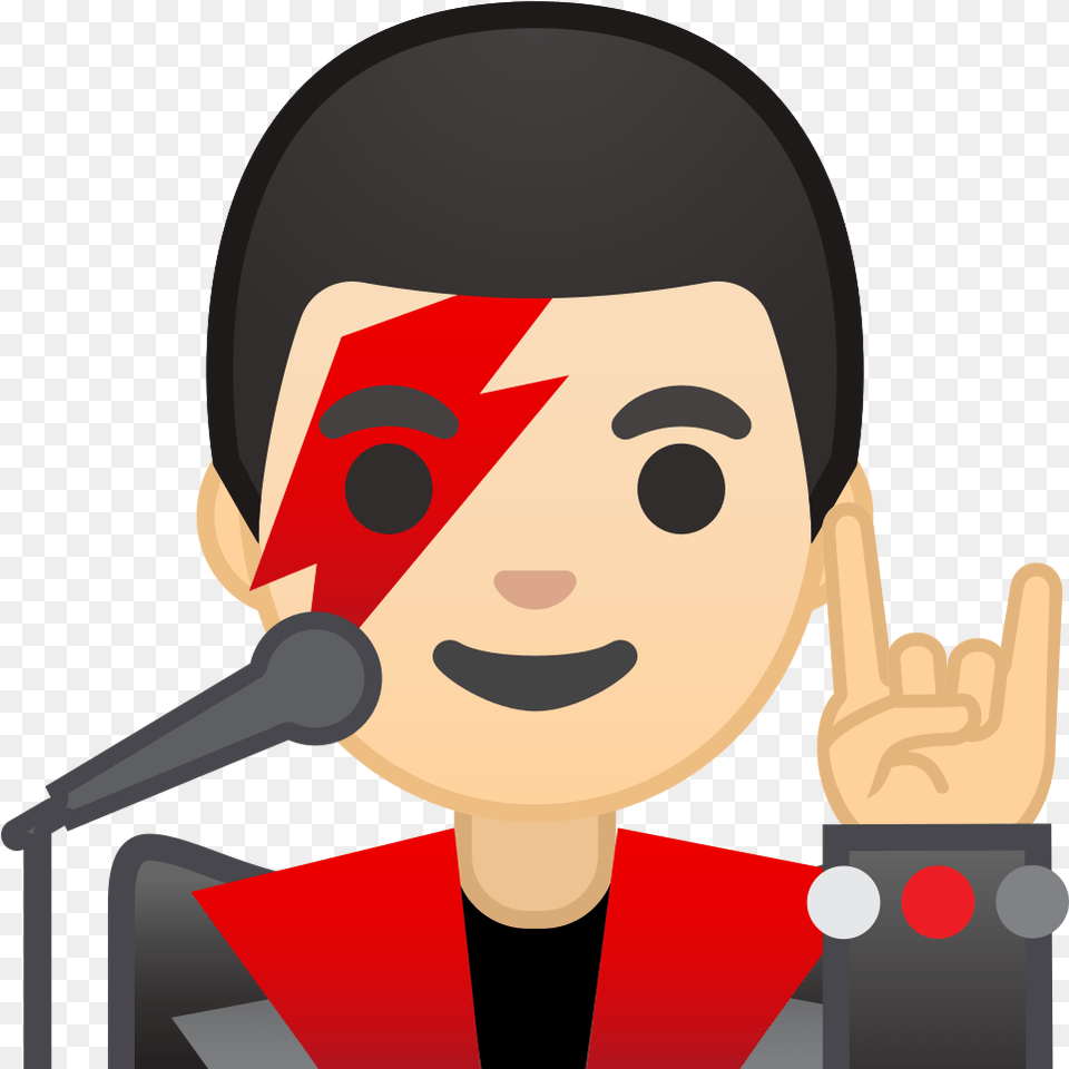 Emoji Singer, Person, People, Microphone, Electrical Device Free Transparent Png