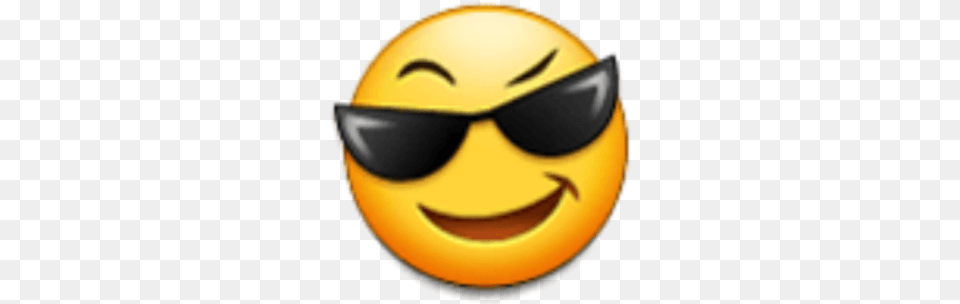 Emoji Smile Sunglasses Glasses Yellow Happy Fine Smiley, Clothing, Hardhat, Helmet, Nature Png Image