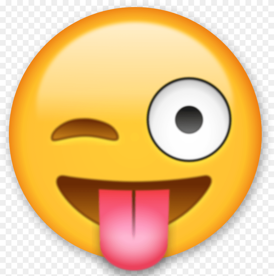 Emoji Smiley Drawing Emoticon Sticking Tongue Emoji, Astronomy, Moon, Nature, Night Free Transparent Png