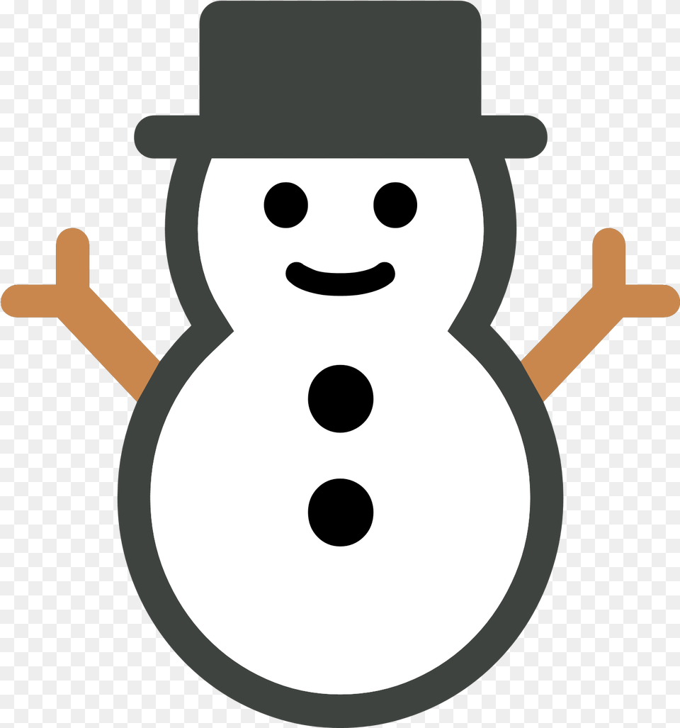 Emoji Snowman, Nature, Outdoors, Winter, Snow Free Png Download