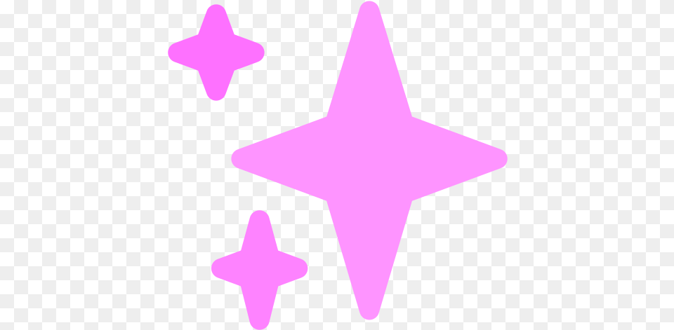 Emoji Sparkle Transparent Pink Sparkles, Star Symbol, Symbol Free Png Download