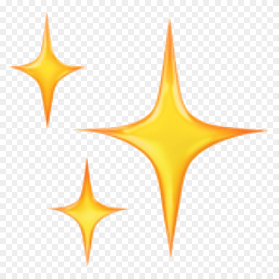 Emoji Sparkles Clipart Full Size Clipart Apple Sparkle Emoji Transparent, Star Symbol, Symbol Free Png