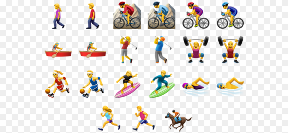 Emoji Sport Iphone, Person, Baby, Boy, Child Free Png Download