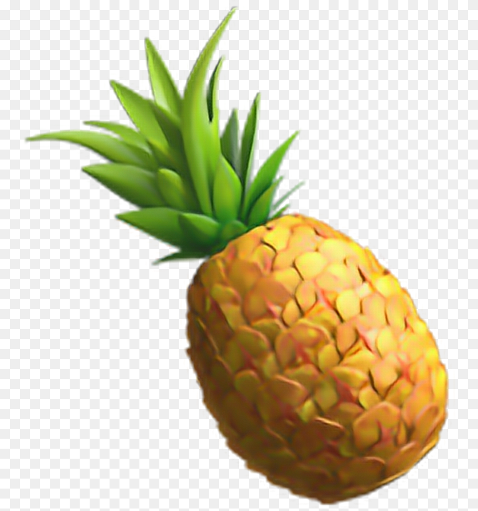 Emoji Sticker Ananas Emoji, Food, Fruit, Pineapple, Plant Free Transparent Png