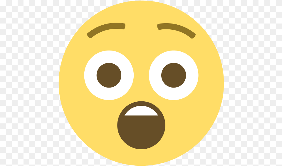 Emoji Sticker Smiley Face Astonished Face Emoji, Disk, Sphere Png
