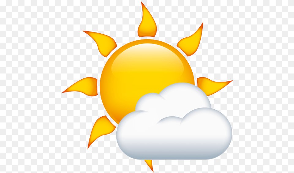 Emoji Sun And Cloud Gif, Nature, Outdoors, Sky, Light Png