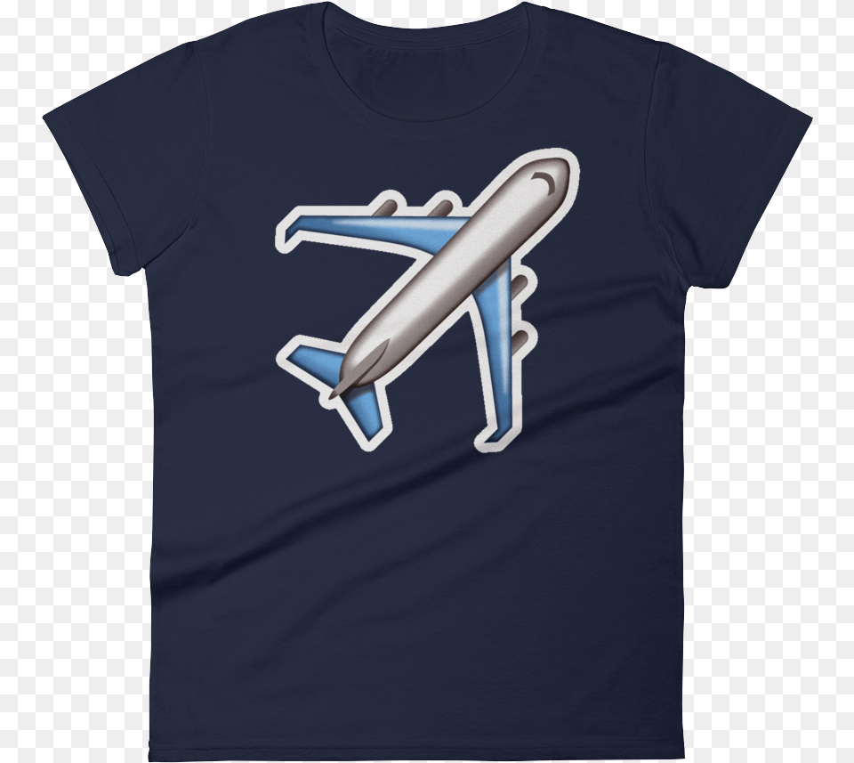 Emoji T Shirt Airplane Emoji T Shirt Plane Flying Air Flight Sky, Clothing, T-shirt Free Transparent Png