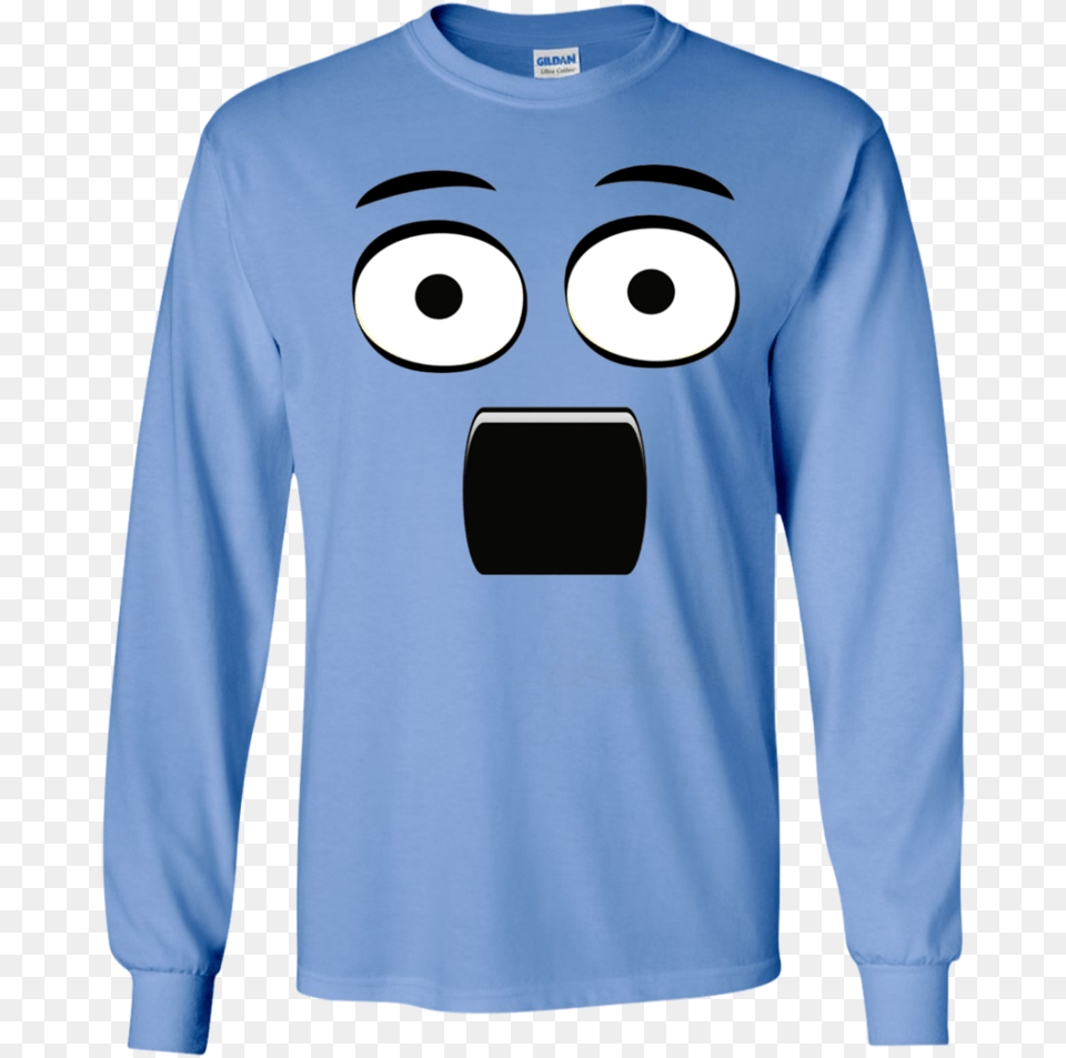 Emoji T Shirt With A Surprised Face And Open Mouth Dobby Is A F T Shirt, Clothing, Sleeve, Long Sleeve, Adult Free Png
