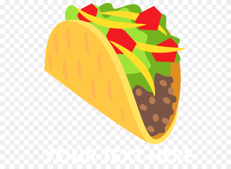 Emoji Taco Personalized Apron, Food, Dynamite, Weapon Png Image