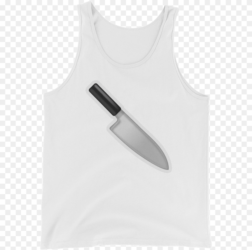 Emoji Tank Top Active Tank, Weapon, Blade, Knife, Clothing Free Png Download