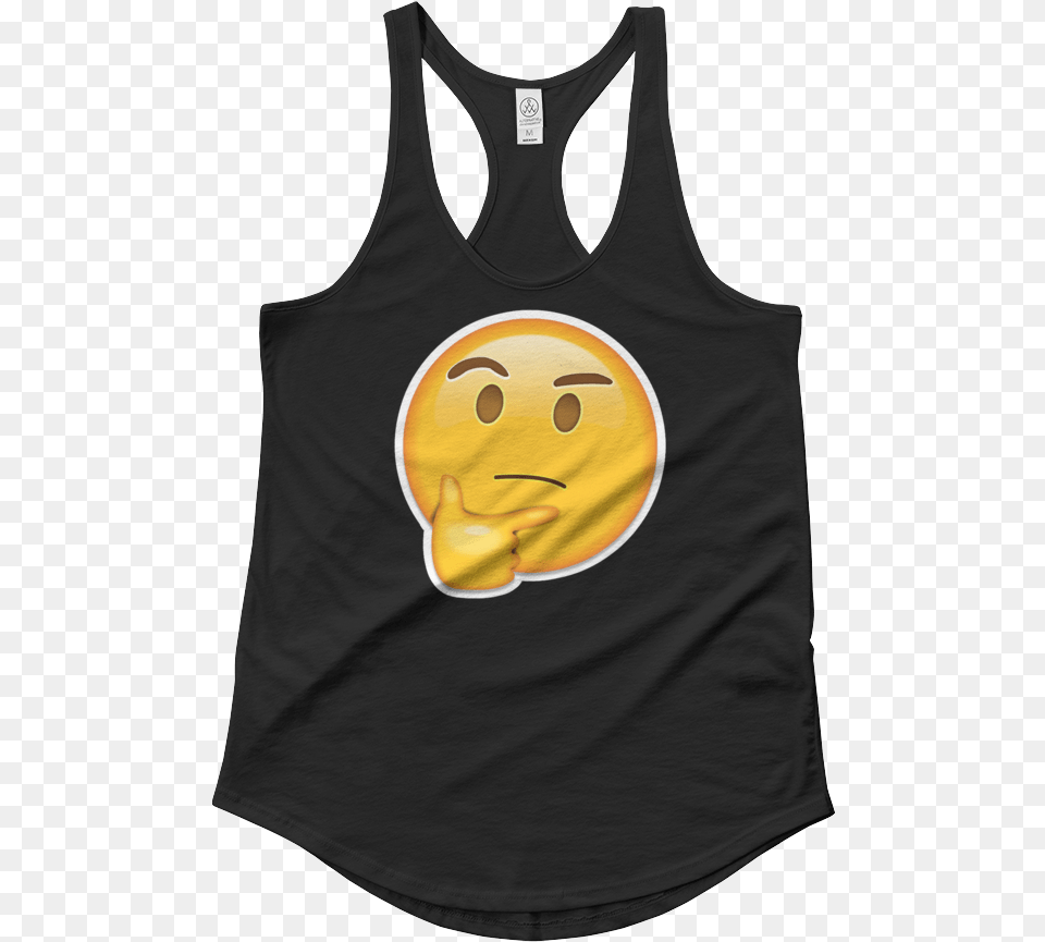 Emoji Tank Top Vintage Detailed Star Map Black Shirttail, Clothing, Tank Top, Accessories, Bag Png Image