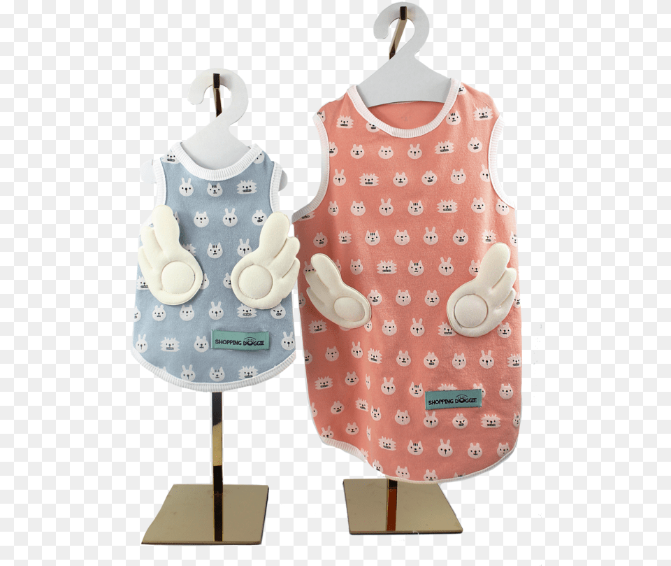 Emoji Tank Top With Angel Wings Pattern, Bib, Person, Baby Free Png Download