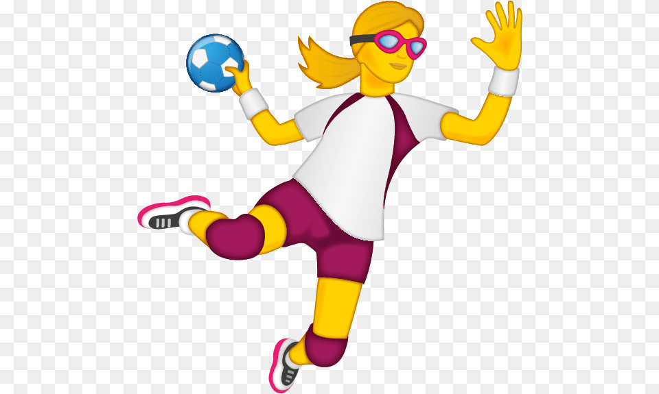 Emoji The Official Brand Person Playing Handball U, Baby, Sport, Ball, Face Free Transparent Png