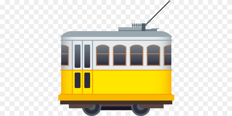 Emoji Tram Car To Copypaste Wprock Commercial Vehicle, Cable Car, Transportation, Streetcar, Bus Png Image