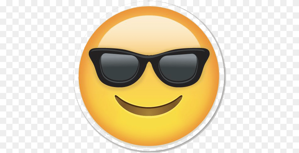 Emoji Transparent Background 8 Smiling Face With Sunglasses, Accessories, Photography, Glasses Free Png