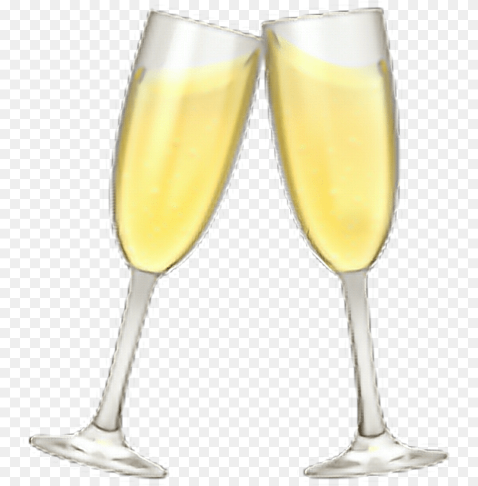 Emoji Tumblr Aesthetic Champagne Drink Freetoedit Smajlik Bokali, Alcohol, Beverage, Glass, Liquor Png