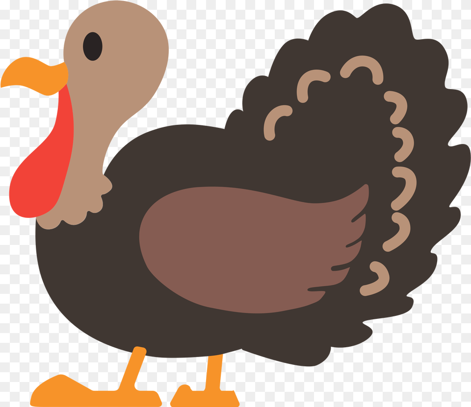 Emoji Turkey Meat Thepix Thanksgiving Turkey Emoji, Animal, Beak, Bird, Baby Png