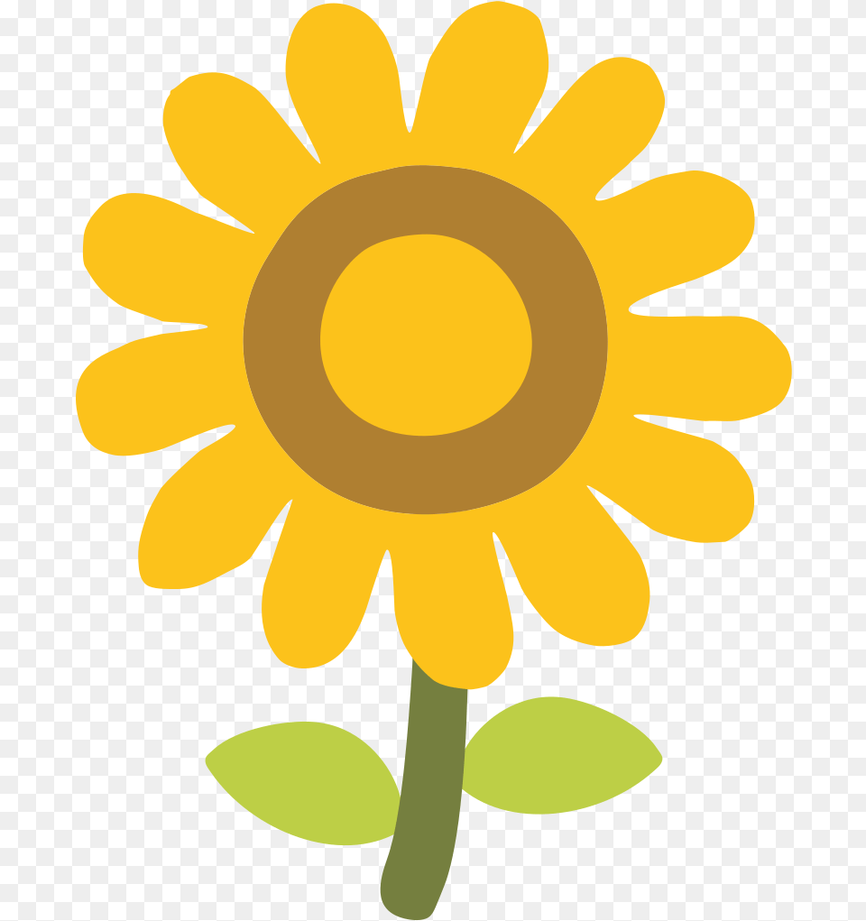 Emoji U1f33b Svg Emoji Sunflower, Daisy, Flower, Plant Free Png