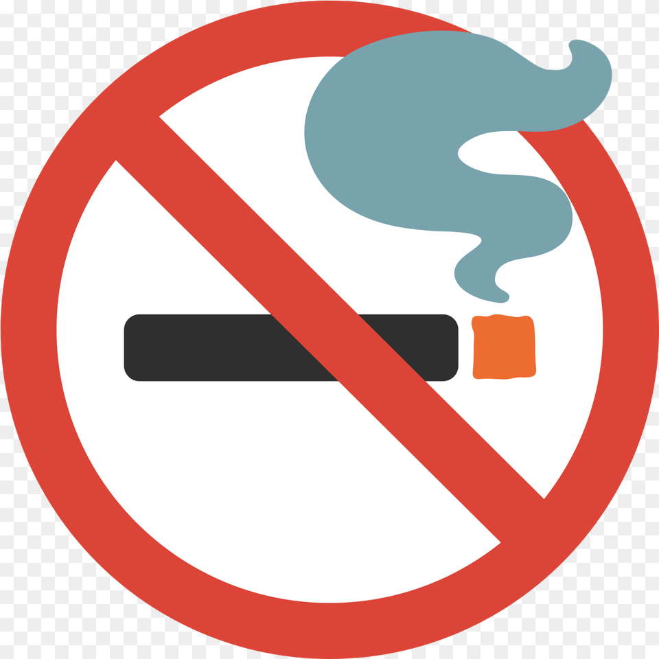 Emoji U1f6ad Forbidden Sign No Smoking, Symbol, Road Sign Free Transparent Png